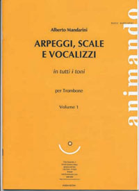 Copertina di ARPEGGI SCALE E VOCALIZZI PER TROMBONE VOLUME 1